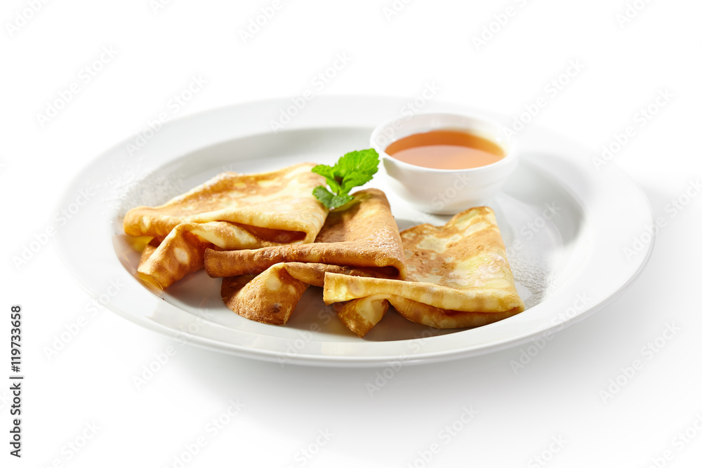 Crepes with Honey