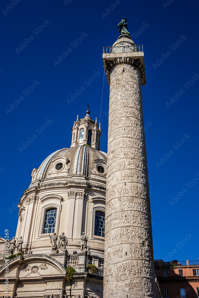 Trajan’s Column. Rome. Italy.