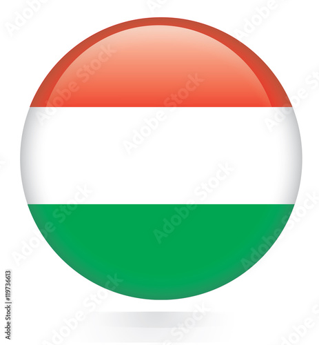 Free Download Hungary flag button. - GFXLoad