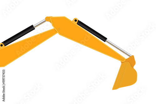 backhoe, Bulldozer Excavator
