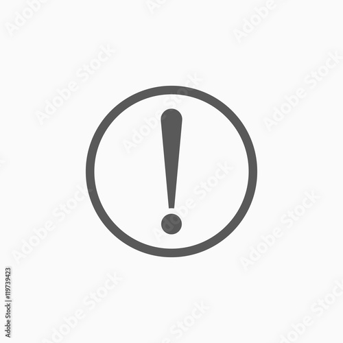 exclamation sign icon