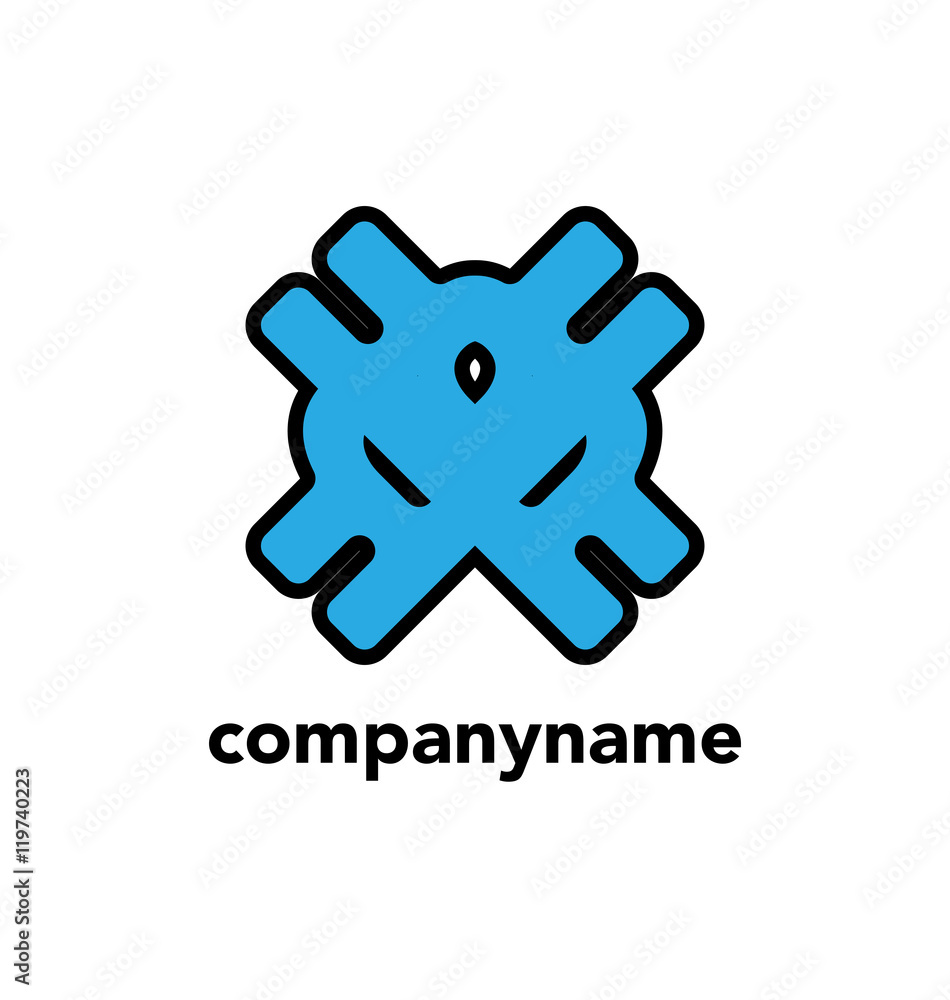 Abstract Vector Logo Design Template. Creative Concept Icon Abstract Vector Logo Design Template. Creative Concept Icon