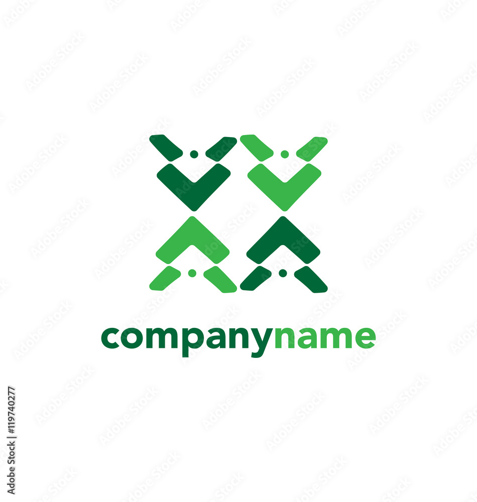Fototapeta premium Abstract Vector Logo Design Template. Creative Concept Icon