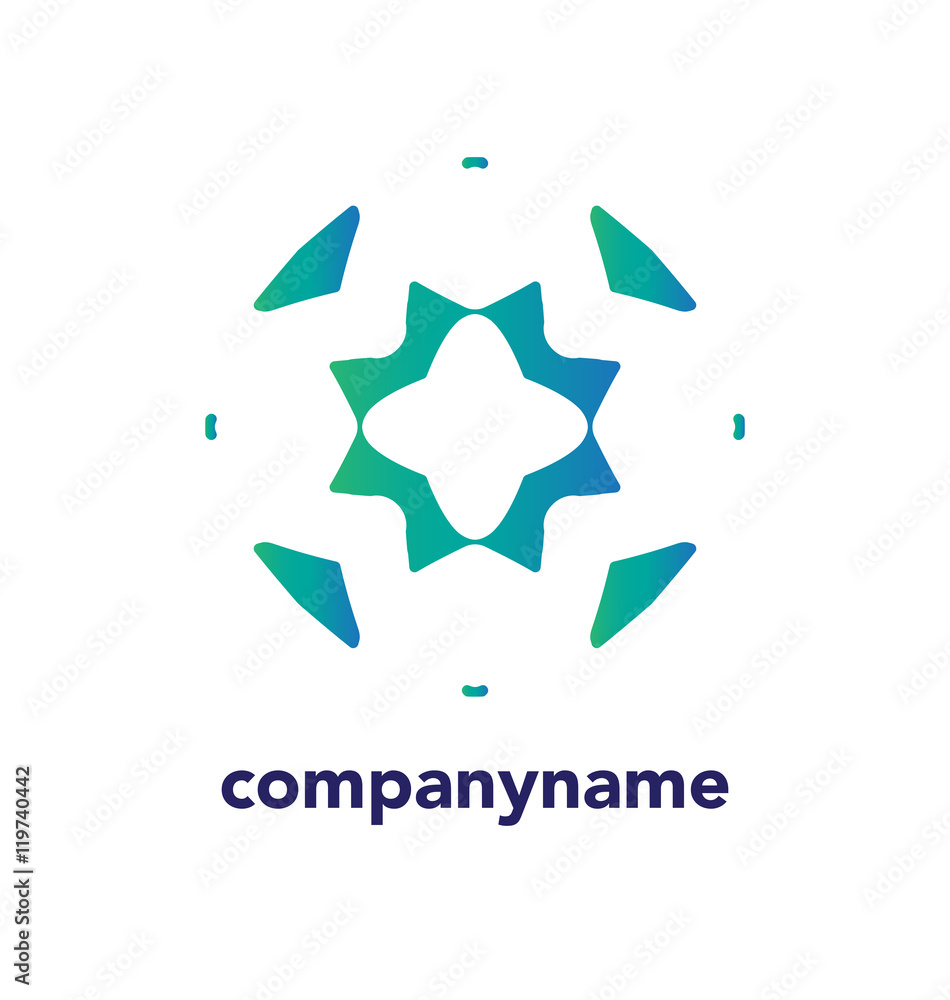 Obraz premium Abstract Vector Logo Design Template. Creative Concept Icon