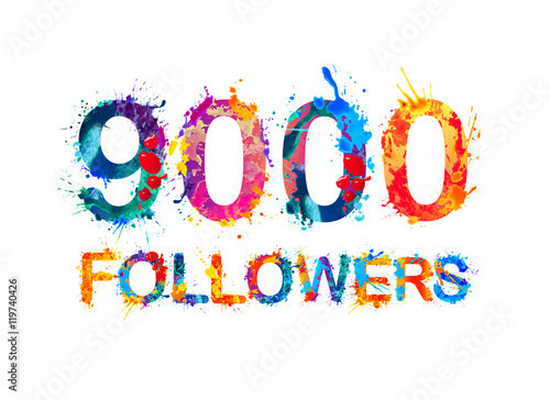 nine thousand (9000) followers