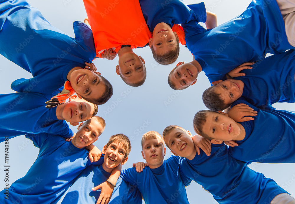 Naklejka premium kids soccer team