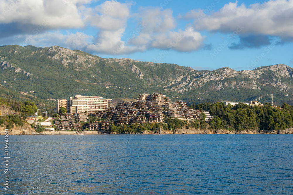 Elite buildings and resort in Montenegro
