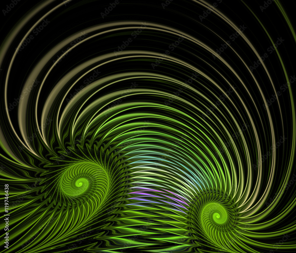 Abstract fractal shape Abstract fractal shape