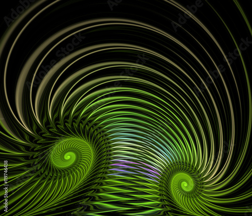 Abstract fractal shape