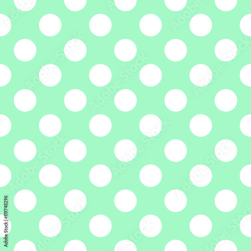 Green Polka Dot Pattern