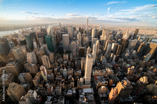 Fényképezés New York City Sunset
