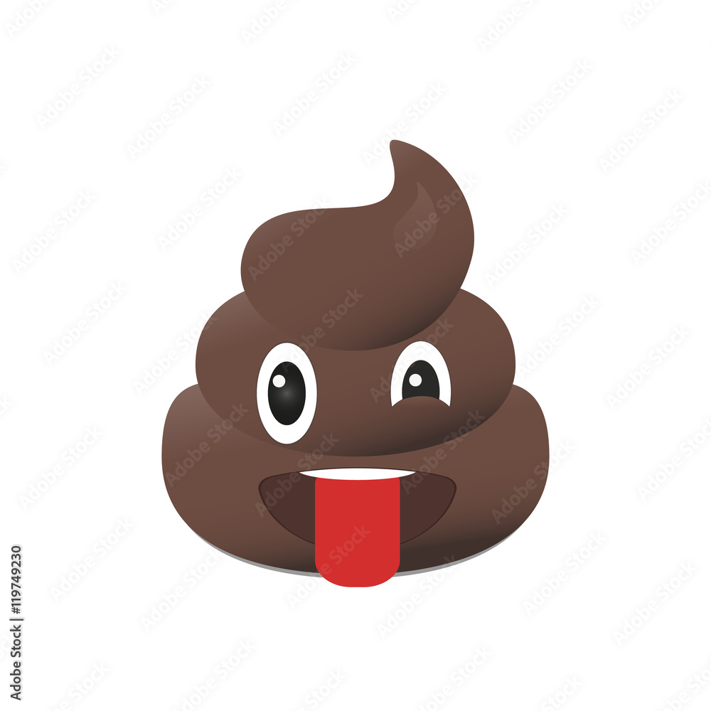 Shit emoji. Poo emoticons. Poop emoji face isolated. Shit emoji. Poo emoticons. Poop emoji face isolated.