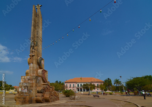 View of streets of the capital city of 
