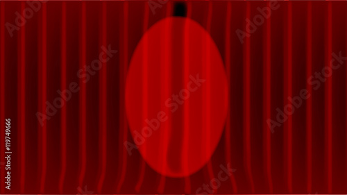 Wide Stage Curtain Spotlight