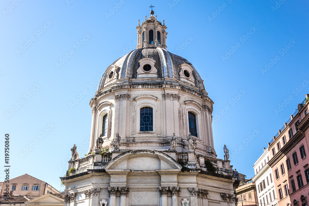 Church of the Most Holy Name of Mary (1751). Rome. Italy.