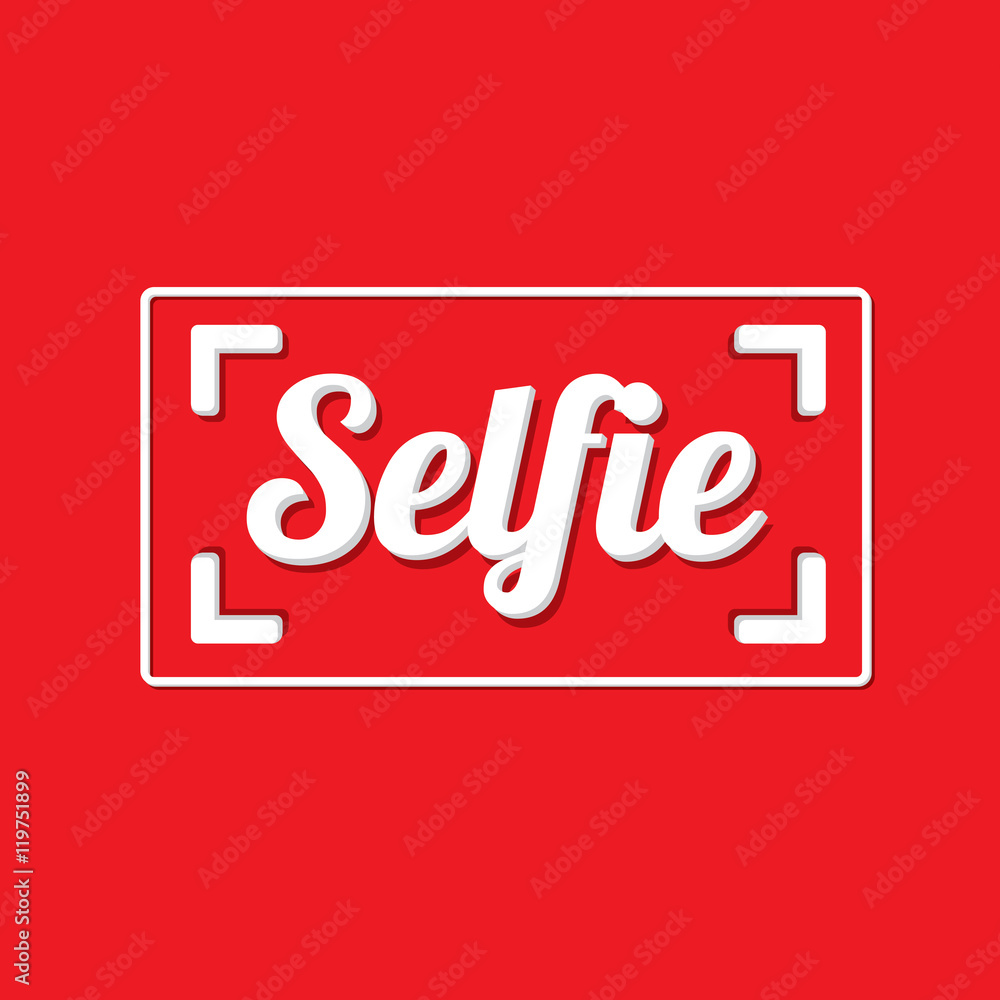 Taking Selfie Photo on Smart Phone concept icon Taking Selfie Photo on Smart Phone concept icon