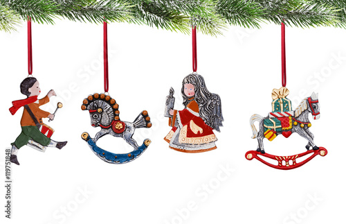 Weihnachtsschmuck aus Zinn