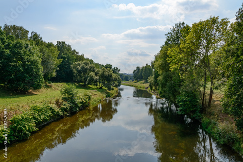 river in summer