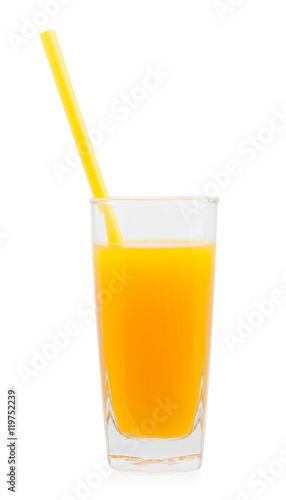 full glass of orange juice