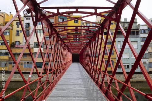 Girona iron bridge photo