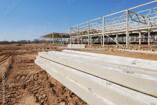 Construction of shopping center