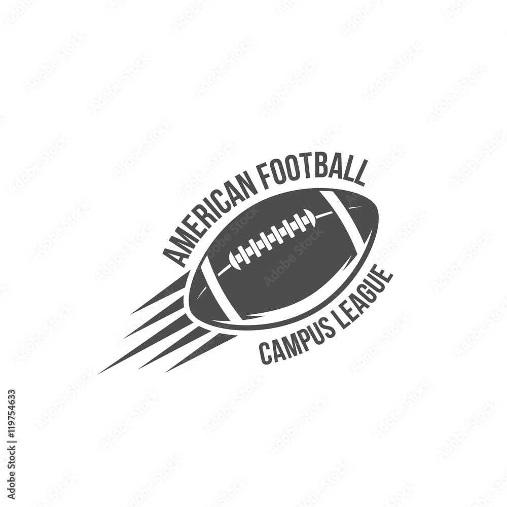 american football badges, logo and labels