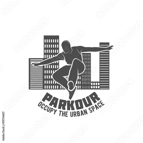 parkour and free running badge