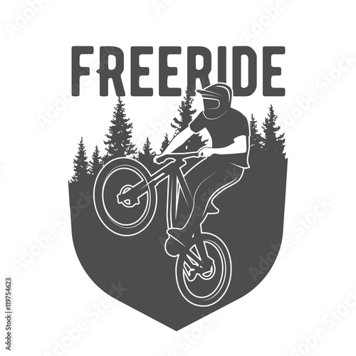 mountain bike badges, logo and labels
