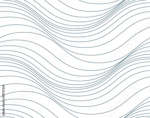 Vector ornamental continuous background made using undulate line