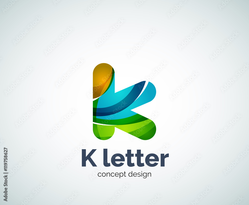 Obraz premium Letter k logo