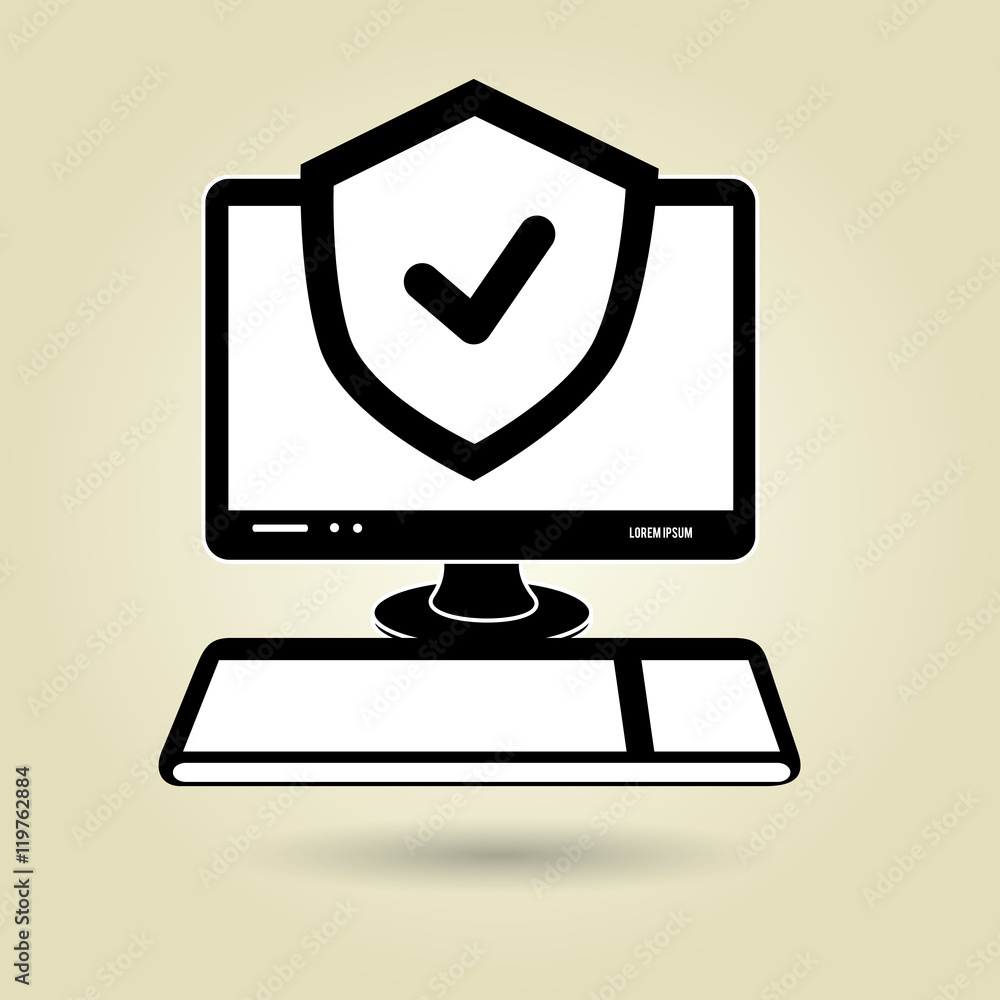pc laptop virus icon vector illustration eps 10 pc laptop virus icon vector illustration eps 10