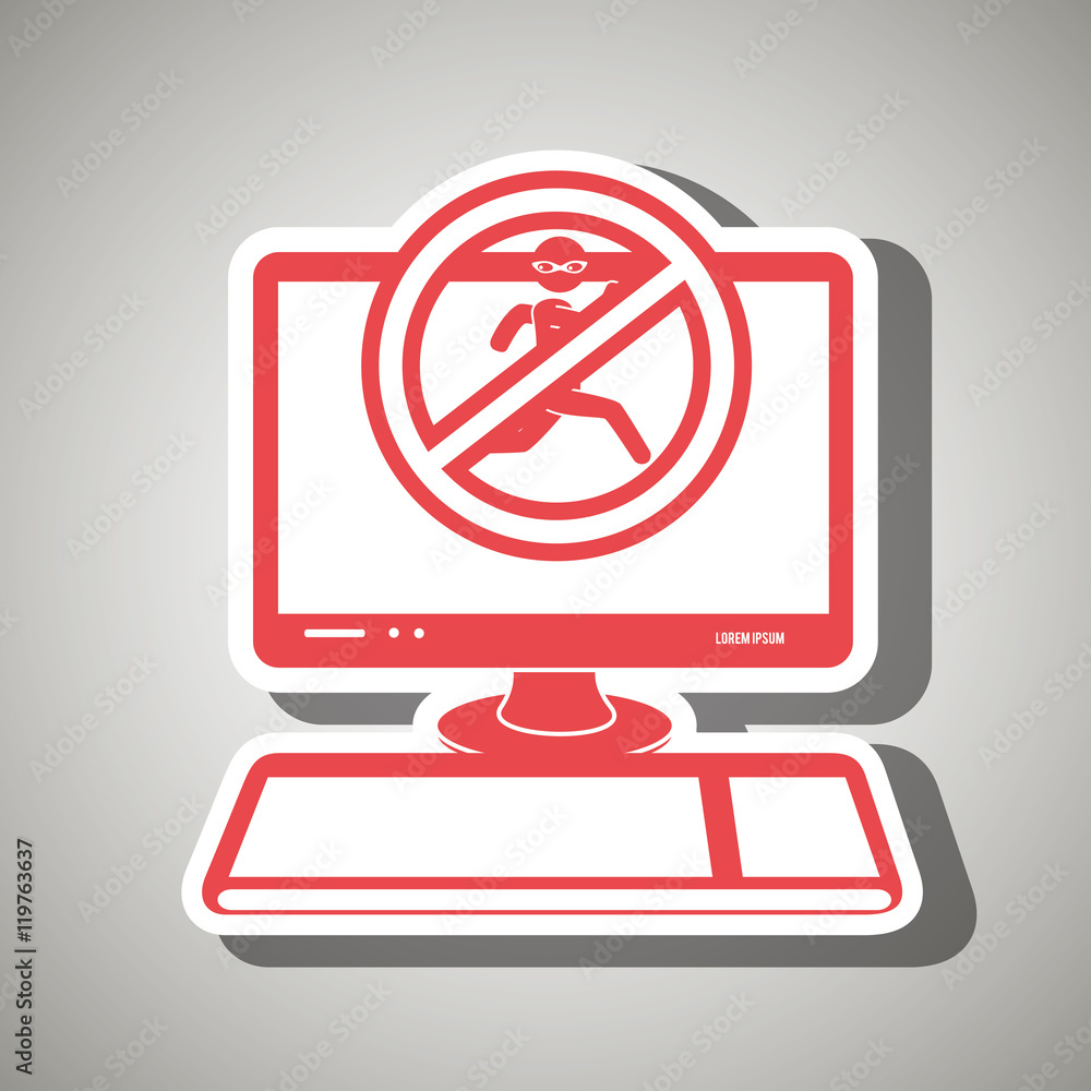 pc laptop virus icon vector illustration eps 10 pc laptop virus icon vector illustration eps 10