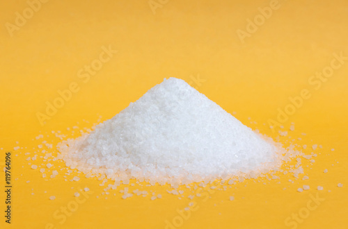 Pile of sugar isolated
