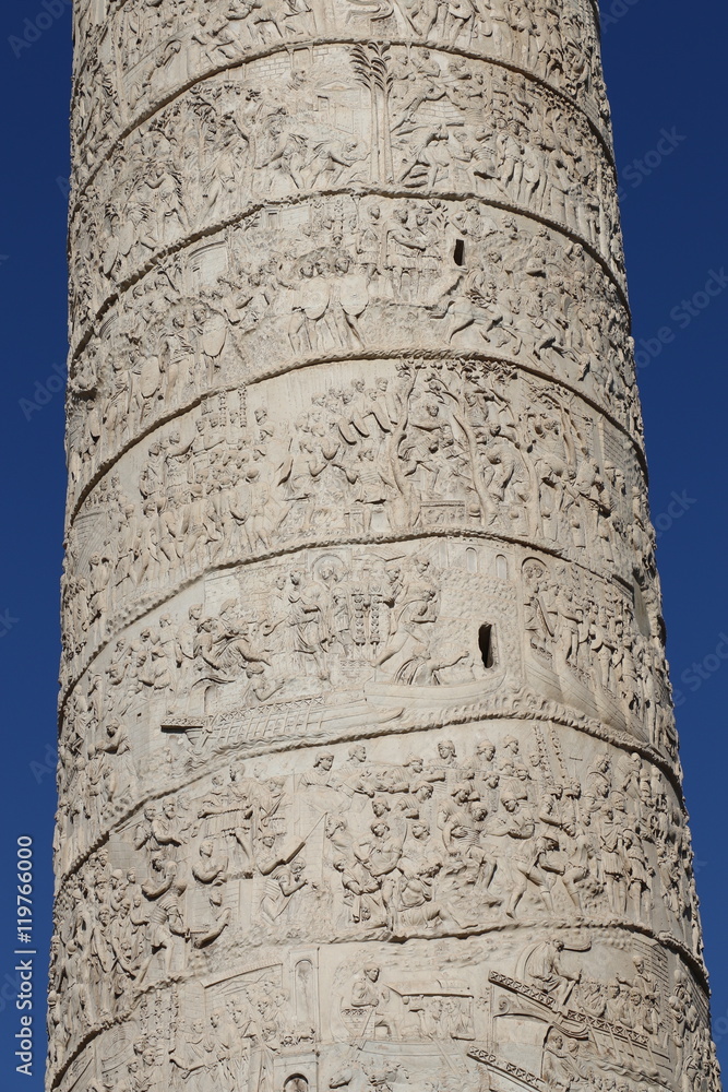 Colonne de Trajan à Rome 