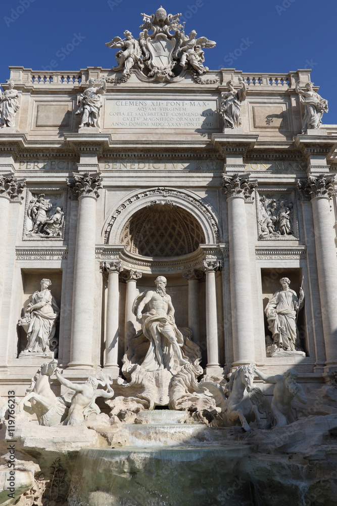 Fontaine de Trévi à Rome