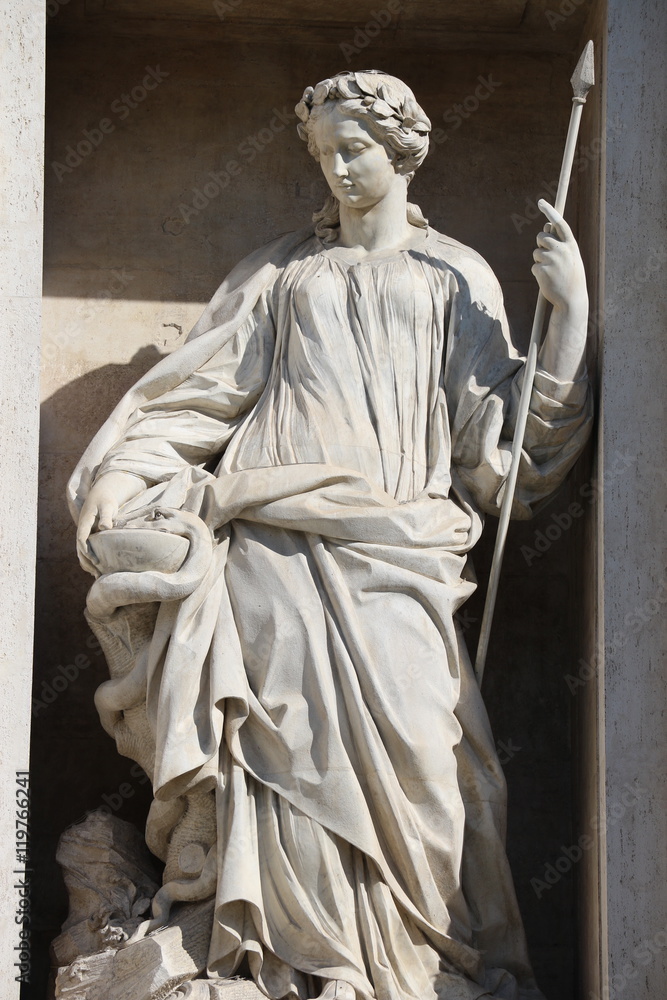Statue de la Fontaine de Trévi à Rome