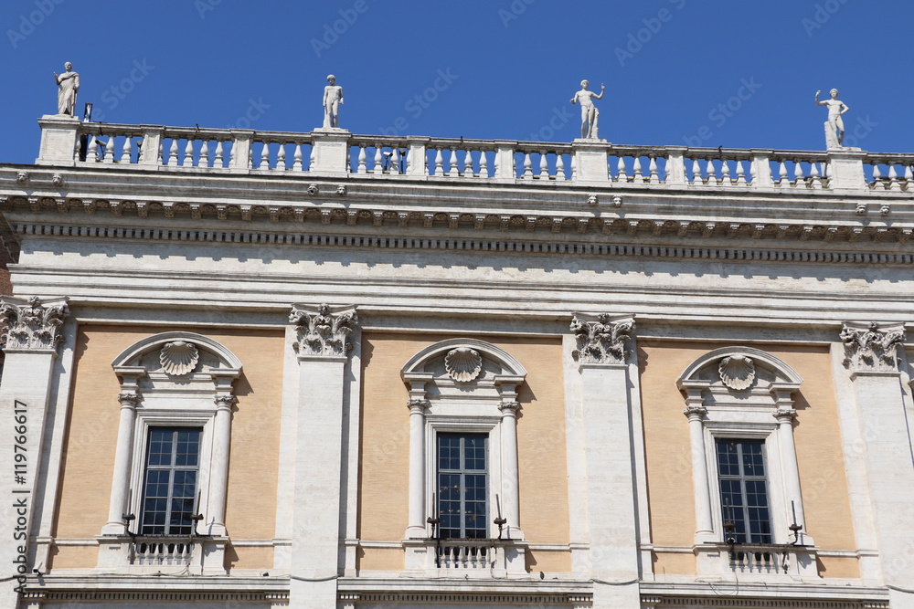 Fototapeta premium Détail des Musées du Capitole à Rome