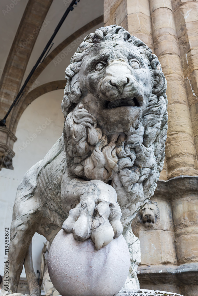 Medici Lionat the Loggia dei Lanzi, Florence Medici Lionat the Loggia dei Lanzi, Florence