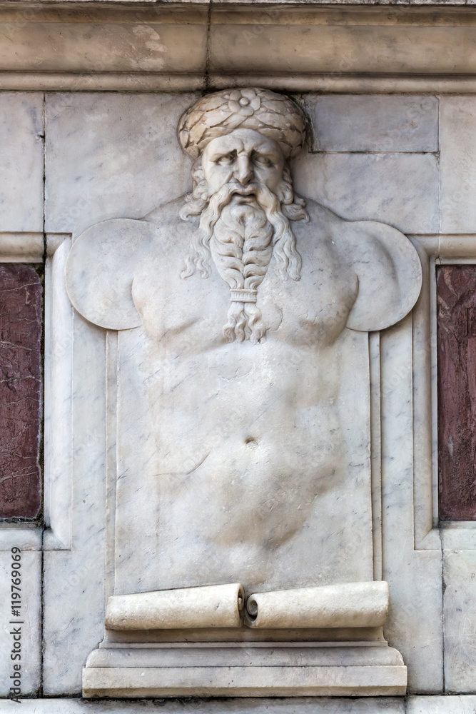 detail at the Loggia dei Lanzi in Florence