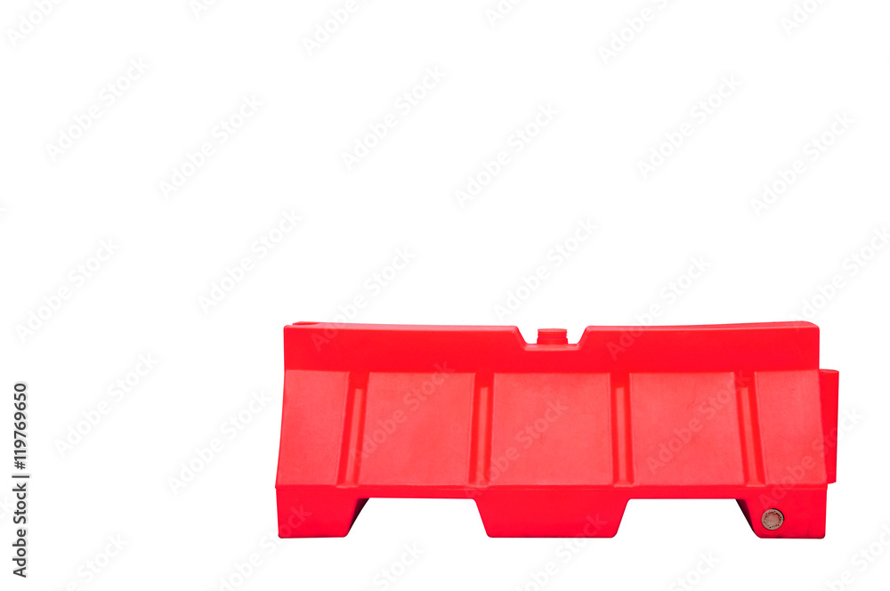 Plastic barrier isolated, clipping path included. Plastic barrier isolated, clipping path included.