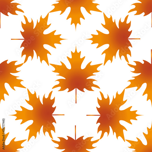 Autumn leaf maple, seamless pattern