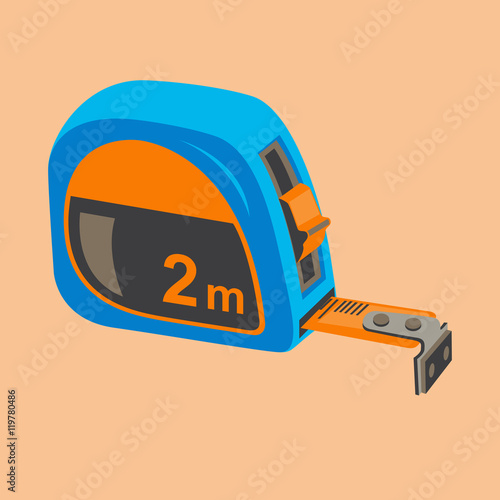 Building compact measuring tape