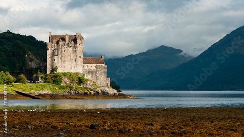 Eilean Donan castle  very popular landmark in Scotland
