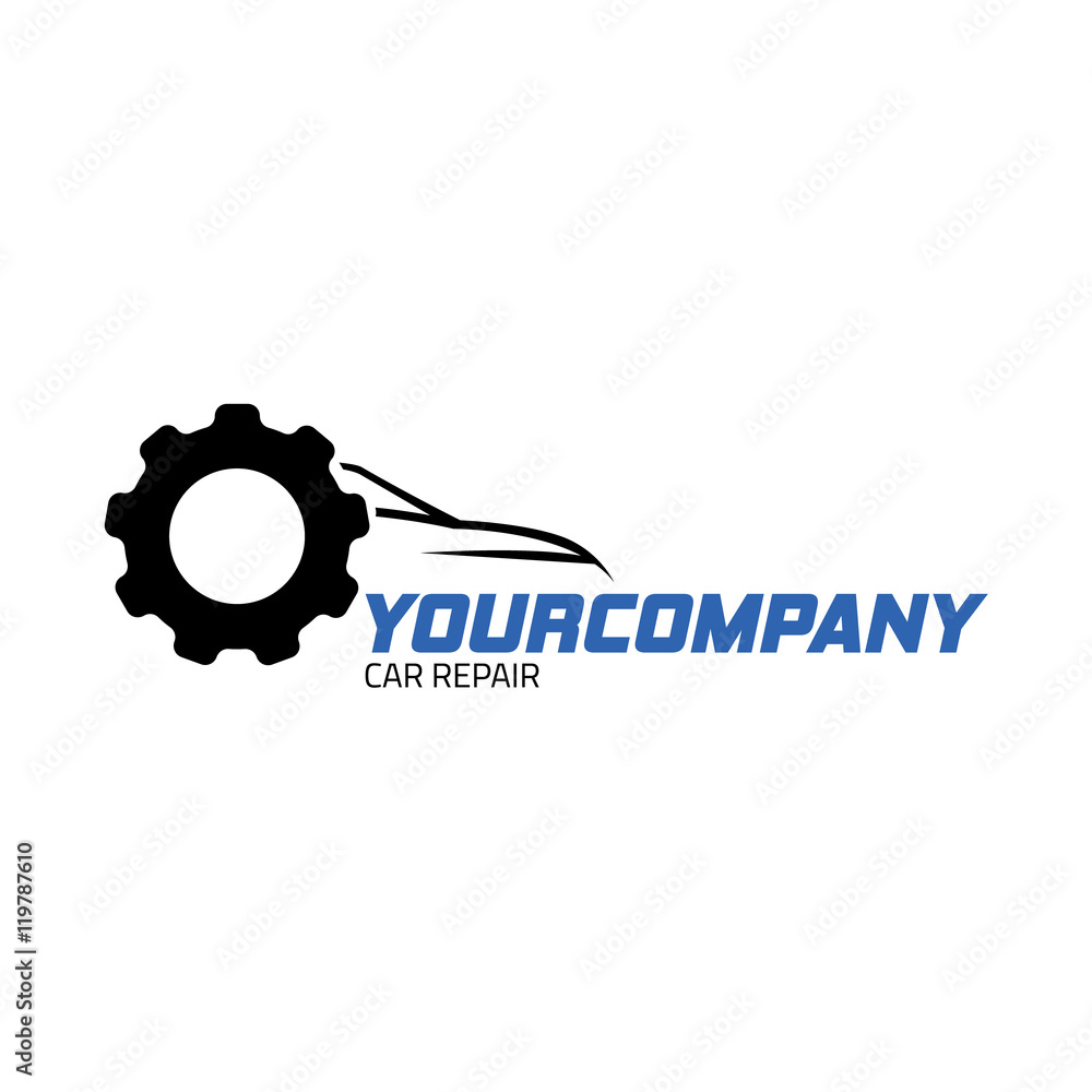 Fototapeta premium repair service vector logo
