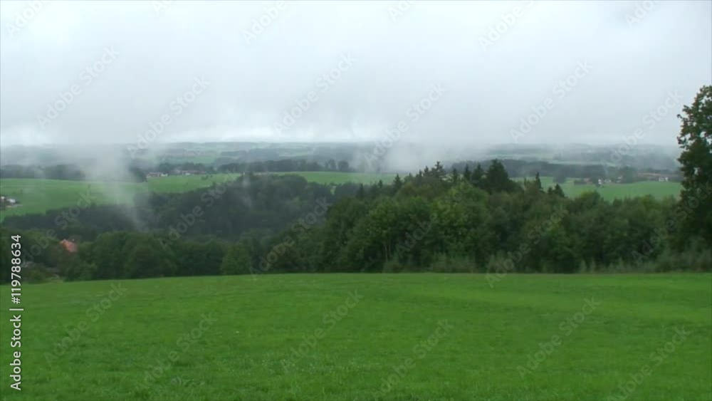 Misty and Rainy Bavarian Field Misty and Rainy Bavarian Field