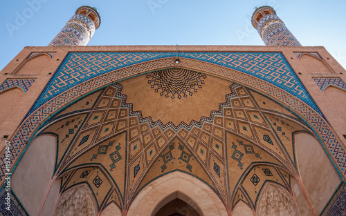 Mosque in Kashan, Iran. photo