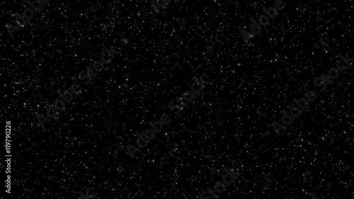 Loopable: Spinning 3D star field.