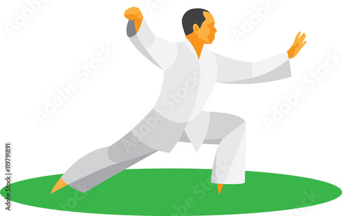 man is Master Chinese martial art Tai Chi