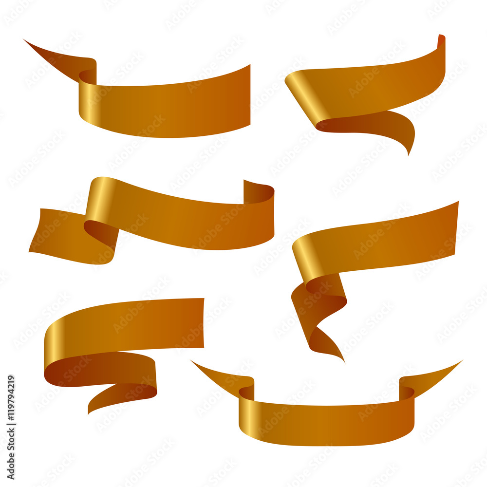 Obraz premium vector ribbon patterns