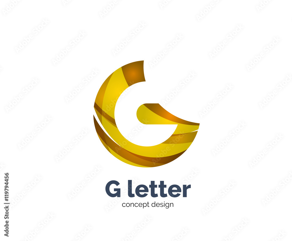 Fototapeta premium G letter logo icon